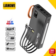 LIANGWE PowerBank 60000mAh 4 USB Fast Charging W66