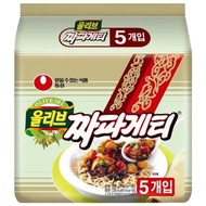 [Nongshim] Nongshim Olive Chapaghetti 5 Bags /korean noodle /ramyeon /ramen