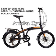 Sepeda Lipat Exotic 20 Inch 2026 RX DB VT Shimano 7 Speed by Pacific