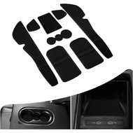 Center Console Liner Anti Dust Mat for VW ID.4 ID4 2021 2022 2023 2024 Accessories Cup Holder Insert