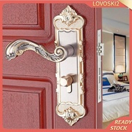 [Lovoski2] Lever Handle Entry Front Door Panel Leverset Lockset, Hom Office, Hotel #6
