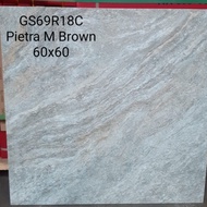 keramik granit lantai 60x60 garuda petra m brown