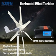 Wind Turbine Generator 12V 24V 48V 8KW Free Alternative Energy Windmills MPPT Hybrid Controller Conn