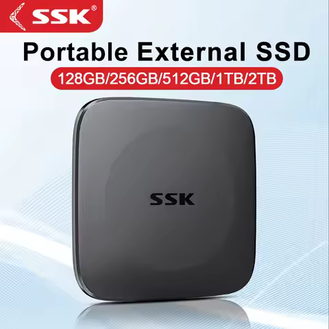 SSK External Storage Drive External Solid State Drives 1T Portable Hard Drive Type C External Storag