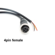 M12 4Pin Aviation Signal Cable Male / Female 4 core Plug GX12 for Car Camera wire DVR Video Camera &