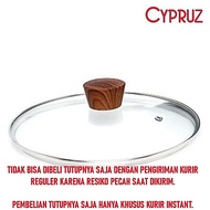 Cypruz Marble Pot Lid Glass Lid Frying Pan Lid Frying Pan Lid