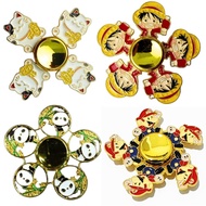 Cartoon Fidget Spinner Gasing Spiner Tangan Colourful Toy pemutar Mainan fidget Spinner Metal Fidget