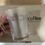 6PCS GLASS SET COFFEE/ GLASS SET TEA GLASS 1 SET CONTAINS 6PCS/ CUP SET CLEAR GLASS CUP MYCOFFEE CUP