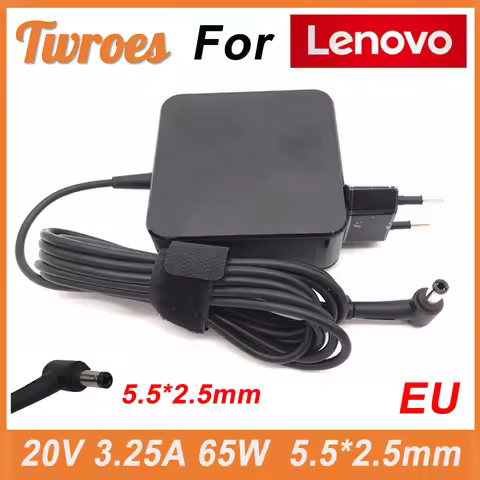 65W 20V 3.25A 5.5*2.5mm Laptop Charger For Lenovo G460 Y460 G470 Y470 G480 Y410P U130 U165 U350 U310