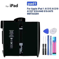 For A pple i pad 1 A1315 A1219 A1337 616-0448 616-0478 969TA028H pad1 Battery 5900mAh