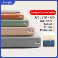 Custom Sponge cushion 35D/50D/65D high density foam bed seam filler strips mattress/seat/backrest