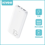 KIVEE พาวเวอร์แบงค์ แบตเตอรี่สำรอง ของแท้ ต้นฉบับ Powerbank 10000mAh เพาเวอร์แบงค์ พาเวอร์แบงค์ พาวเ