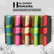 Al Quran Tagging Terjemahan Humaira A5 199 318 503 Tag Diari Magnet dengan Khatam Tracker