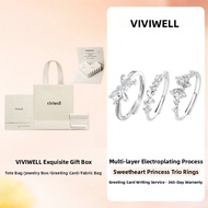 VIVIWELL | Sweet BFF Bow Ring Silver
