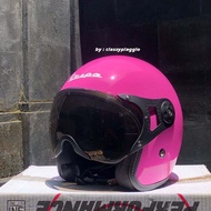 Vespa Pink Glossy Helmet+Visor Italy