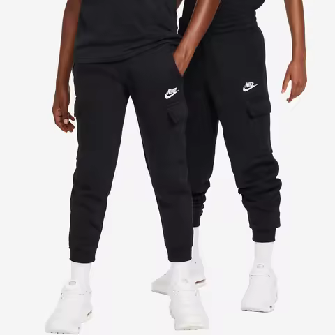 Nike Official Genuine New Big Kids Fleece Warm Casual Sports Knit Pants FD3012-010