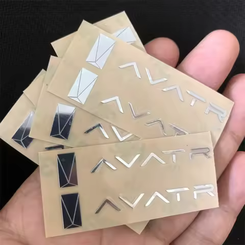 For Avatr Alphabet Car Logo Decorative Sticker Personalized Modification Metal Alphabet Car Accessor