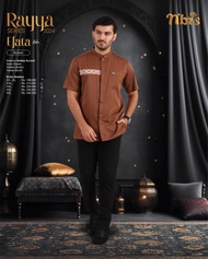 [COD] Sarimbit Nibras Rayya Series 2024 EFATA BROWN Best Seller / Baju Gamis Nibras Efata / NBRS Efa