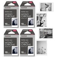 富士Instax Mini 9 8 黑白底片 10-40張，適用於Mini 12 11 300 7s 7 50s 50i 90 25 DW Share SP-1拍立得相機