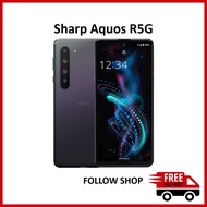 SHARP AQUOS R5G 12GB RAM 256GB ROM Qualcomm 865 6.5 inch 120HZ LCD 48MP+12MP 4G LTE Smartphone Used 