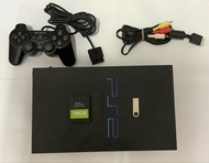 PS2 30006港版全套《包FMCB，USB手指64GB ，手掣，AV線 》