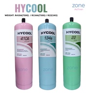 HYCOOL gas Refrigerant R410A(750g) / R134a(750g) / R22(800g)