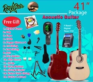 Rockstar 41 inch, Entry acoustic guitar / Gitar  package Acoustic Acoustic Guitar Introduction Acoustic Guitar