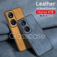 Casing For Honor X7 X7A X7B X8B X9B  X7 B X 7B HonorX7B HonorX8B 4G 5G 2023 Sheepskin Leather Phone 