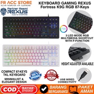 REXUS Fortress K9G RGB 87-Keys Minimalist & Elegant RGB LED Gaming Keyboard 87 Keys KeyboardDesign