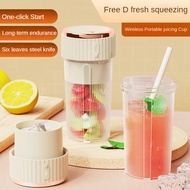 450ML Electric Juicers Fruit Mixers USB Rechargeable Smoothie Mini Blender Personal Juicer 6 Cutter