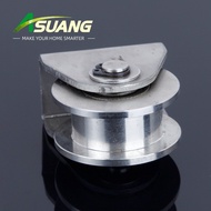 Stainless Steel Track Wheel Adjustable Bracket Bearing Track Wheel Door Angle Iron Track Metal Foot 