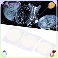 MOILYGOODSG 3pcs Watch Bezel Ring, Transparent Color 400°F Tolerance Ceramic Watch Bezel, Precision 