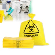 MT- BIOHAZARD Medical Waste Bag Autoclavable Medical Size:61cmx 81cm (24 inches to 31 inches) Yellow