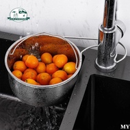 [In Stock] Kitchen Sink Drain Basket, Kitchen Sink Strainer, Food Container, Kitchen Sink Basket for Leftover Food, Vegetable Scraps