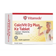 VITAMODE CALCIVIT D3 PLUS K2 TABLET 60'S (Calcium tablet Vitamin D3 tablets K2) tulang bone health