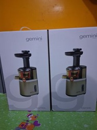 Gemini 慢磨榨汁機，型號GSJ15DG（有YouTube 影片介紹）