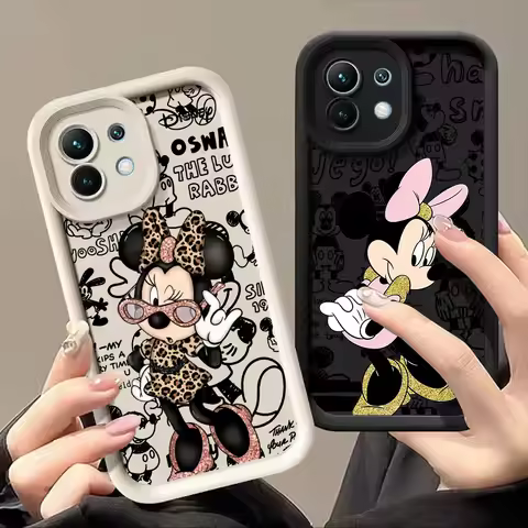 Mouse Minnie Case for Xiaomi Mi 13T 14 14T 15 15T Pro 17 Ultra Poco M7 M8 F8 F7 X6 X7 X8 Pro Max Dis