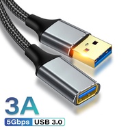 B 3.0 Cable B Extension Cable for Laptop PC Smart TV PS 3/4 Xbox One SSD 5Gbps Fast Speed Data Cable B3.0 Extender Cord