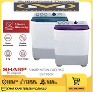 SHARP MESIN CUCI 2 TABUNG 8 KG