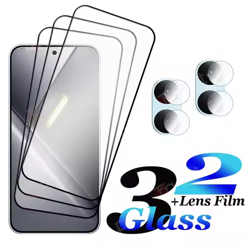 3+2Pack Next-gen For POCO X8 Pro Max 5G Glass Shockproof 9H Clearly Anti-Scratch Front Film+ Soft Ca