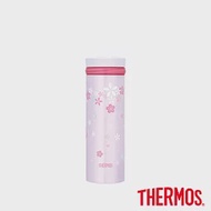 【THERMOS 膳魔師】超輕量專利上蓋 不鏽鋼真空保溫杯0.35L 落櫻繽紛(JNO-351SK-CBLV)