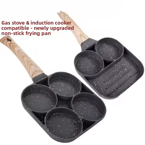 New Four-hole Omelette Pan Pan Non-stick Steak Breakfast Frying Pan