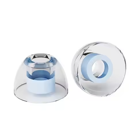 4 Pair For NiceHCK C04 Liquid Silicone Ear Tips - Flexible Noise Isolating Ear Caps for Explorer Ski