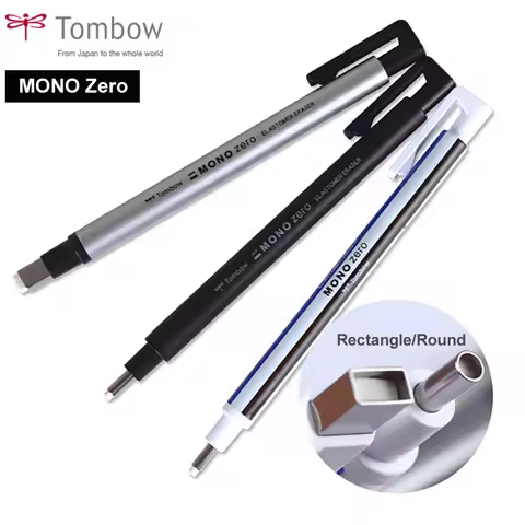 Tombow MONO Zero Eraser Flat / Super Fine Rubber Tip Pen Type Professional High Precision Pencil Era