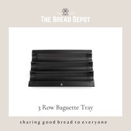 3 Tray Baguette Pan Non-Stick (SN1597)