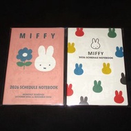 日本正版 Miffy 2026年 A5 月間 手帳 記事簿 記事本 Schedule