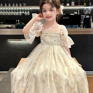 Girls Dress Girls Dress 2026 New Style Summer Dress Children Hanfu Fashionable Good-looking Bohemian