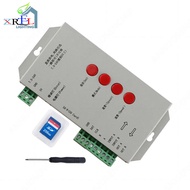 T1000S 2048พิกเซล DMX 512 Controller SD Card WS2801 WS2811 WS2812B LPD6803 LED Strip DC5V 12V 24V สี