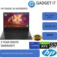 HP OMEN 16-WF0099TX GAMING LAPTOP (I9-13900HX/ 16GB DDR5/512GB SSD/NVIDIA RTX 4060 8GB VRAM/2 YEARS 