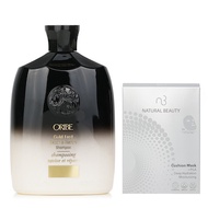 Oribe Oribe Gold Lust 修復重建洗髮露 250ml X Natural Beauty r-PGA 超效保濕爆水氣墊面膜 (有效日期: 01/2026) 6x 20ml 2pcs